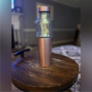 Corkcicle Rose Pink Glass Hybrid Bottle